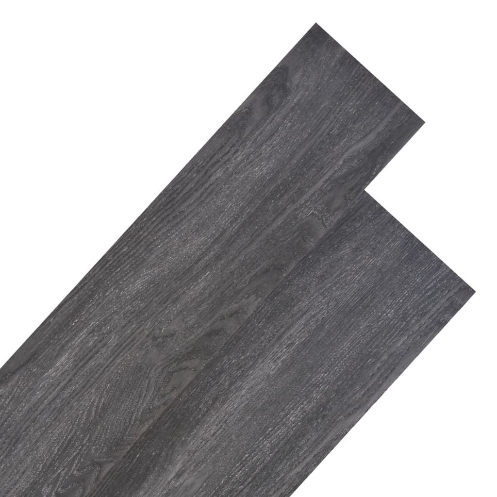 VidaXL Vloerplanken 5,26 m² 2 mm PVC zwart en wit