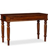 VidaXL Schrijftafel 120x50x76 cm massief sheeshamhout