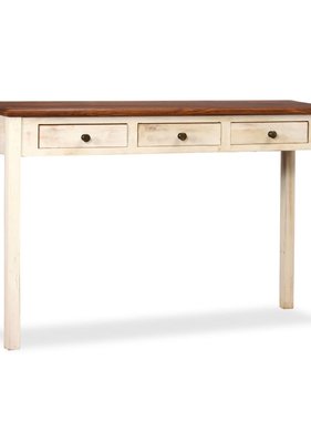 VidaXL Wandtafel 120x30x76 cm massief sheesham en mangohout