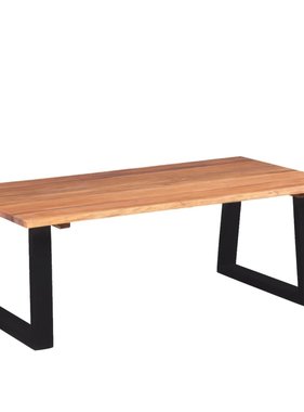 VidaXL Salontafel massief acaciahout 110x60x40 cm