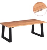 vidaXL Salontafel massief acaciahout 110x60x40 cm