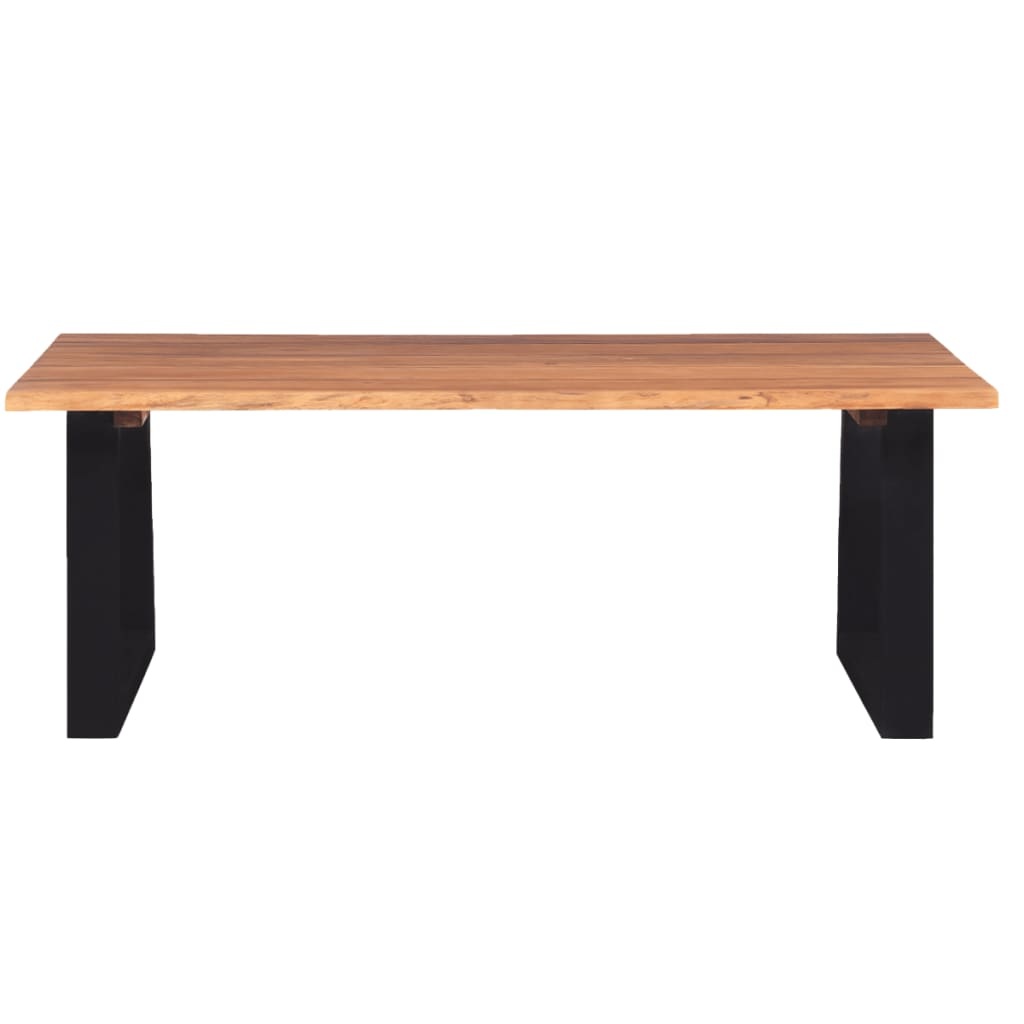 vidaXL Salontafel massief acaciahout 110x60x40 cm