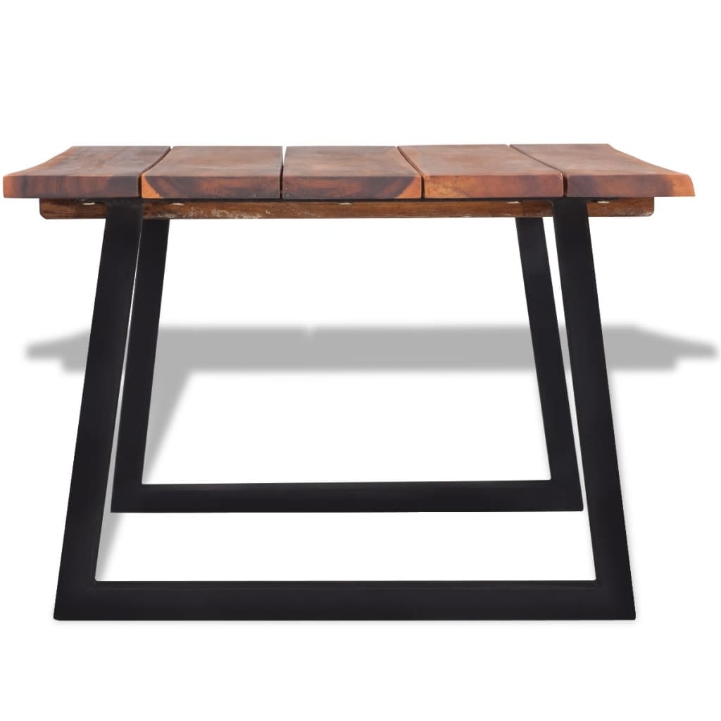 VidaXL Salontafel massief acaciahout 110x60x40 cm