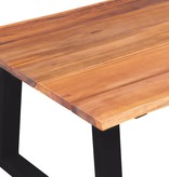 vidaXL Salontafel massief acaciahout 110x60x40 cm