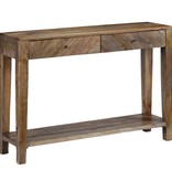 vidaXL Wandtafel 118x30x80 cm massief mangohout