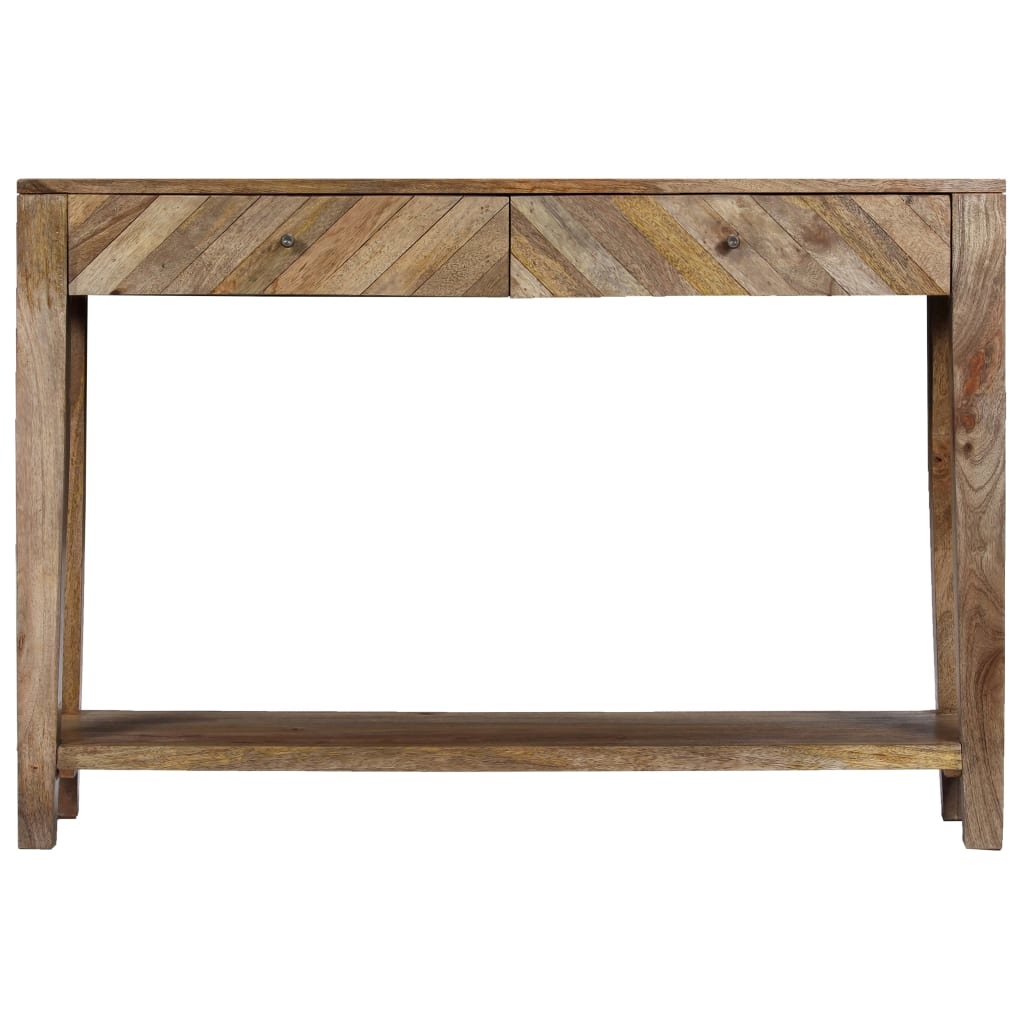 vidaXL Wandtafel 118x30x80 cm massief mangohout