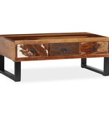 VidaXL Salontafel 90x50x35 cm massief sheeshamhout