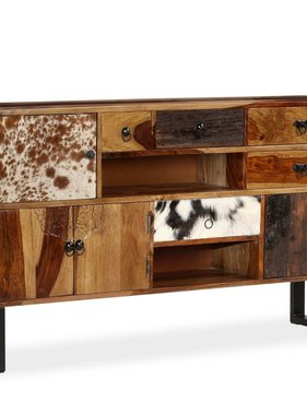VidaXL Dressoir 140x30x80 cm massief sheeshamhout