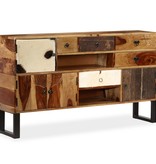 VidaXL Dressoir 140x30x80 cm massief sheeshamhout