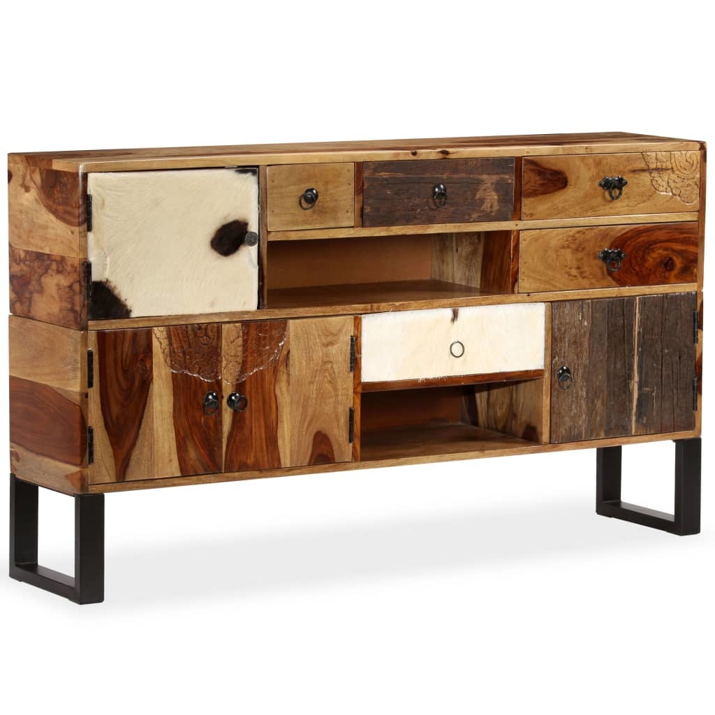 VidaXL Dressoir 140x30x80 cm massief sheeshamhout