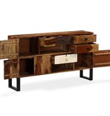 VidaXL Dressoir 140x30x80 cm massief sheeshamhout