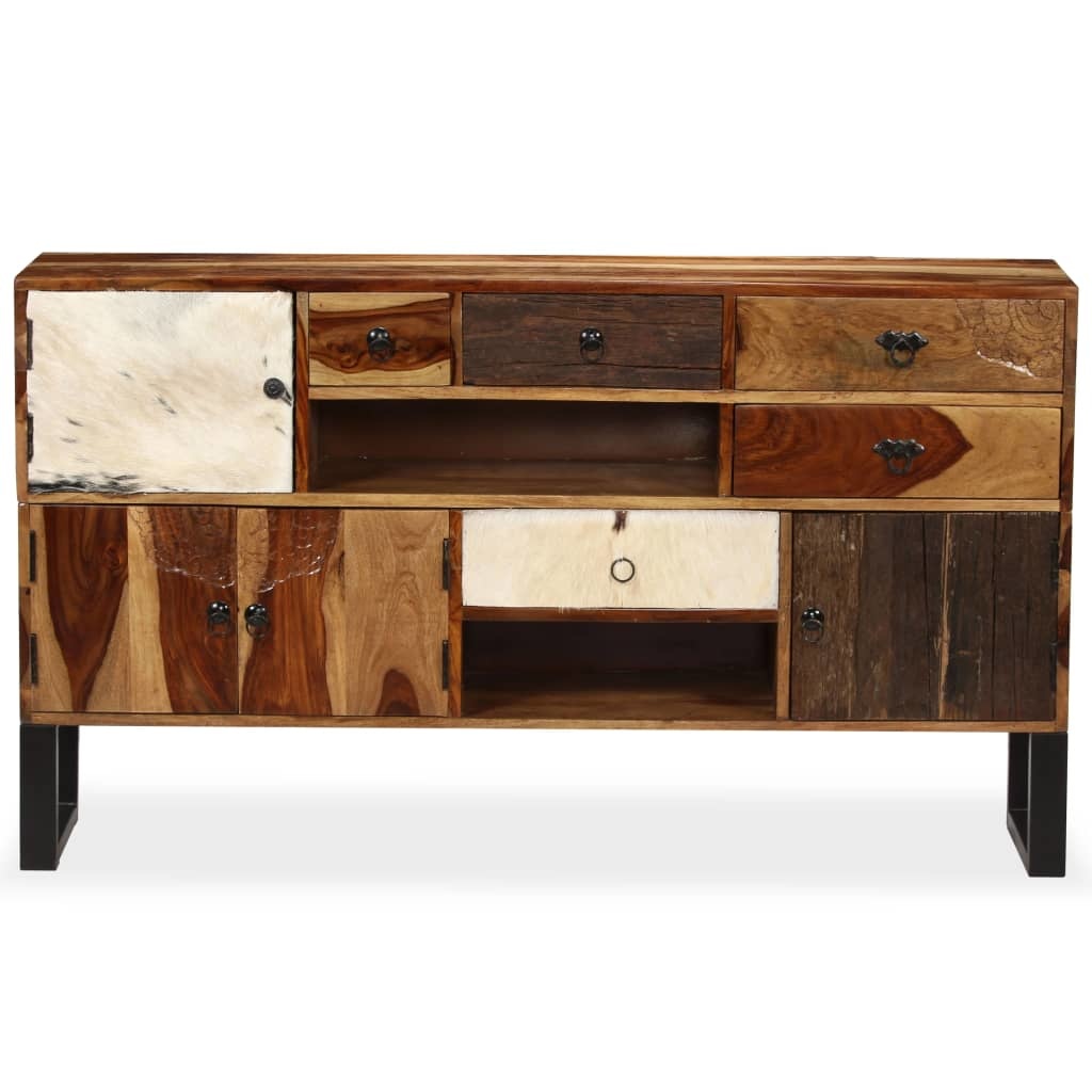 VidaXL Dressoir 140x30x80 cm massief sheeshamhout