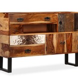 VidaXL Dressoir 115x30x80 cm massief sheeshamhout