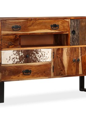 VidaXL Dressoir 115x30x80 cm massief sheeshamhout