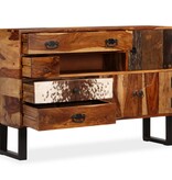 VidaXL Dressoir 115x30x80 cm massief sheeshamhout