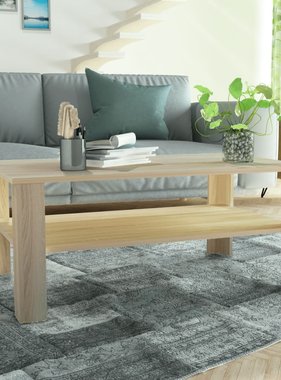 VidaXL Salontafel 100x59x42 cm spaanplaat eikenkleur