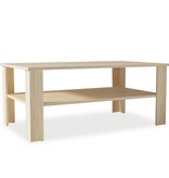 vidaXL Salontafel 100x59x42 cm spaanplaat eikenkleur