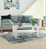 VidaXL Salontafel 100x59x42 cm spaanplaat wit