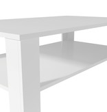 vidaXL Salontafel 100x59x42 cm spaanplaat wit