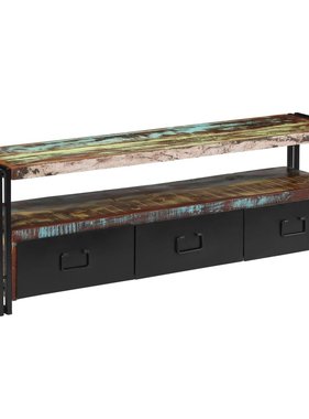 VidaXL Tv-meubel 120x30x40 cm massief gerecycled hout