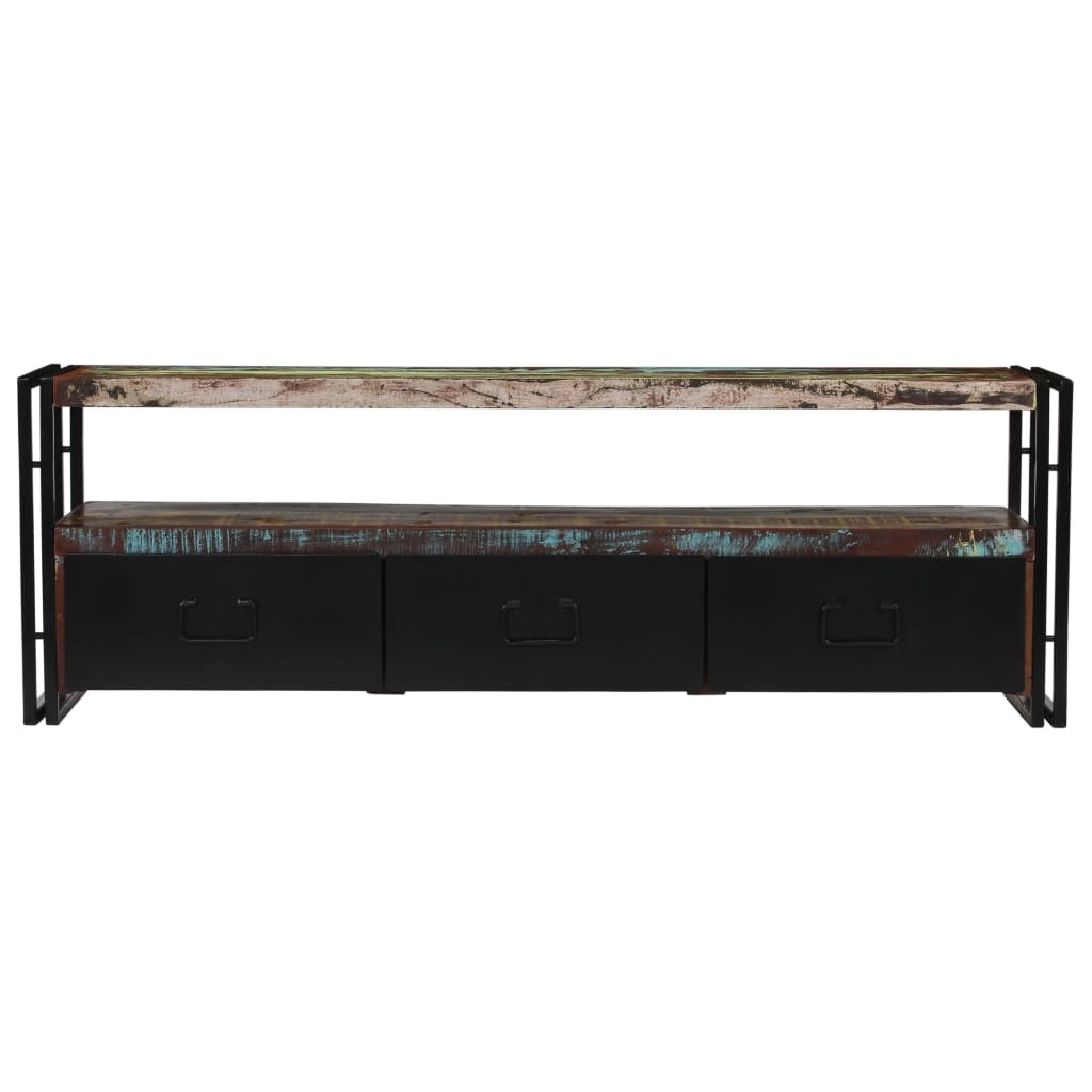 VidaXL Tv-meubel 120x30x40 cm massief gerecycled hout