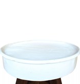 VidaXL Salontafel 60x45 cm massief gerecycled hout wit