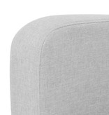 VidaXL 2-zitsbank 135x65x76 cm lichtgrijs