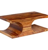 VidaXL Salontafel 90x50x35 cm massief sheeshamhout