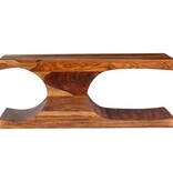VidaXL Salontafel 90x50x35 cm massief sheeshamhout