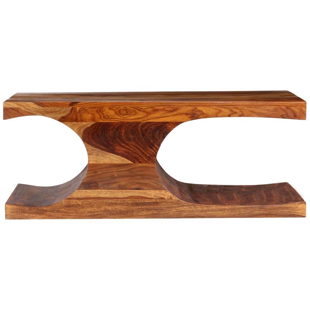 VidaXL Salontafel 90x50x35 cm massief sheeshamhout