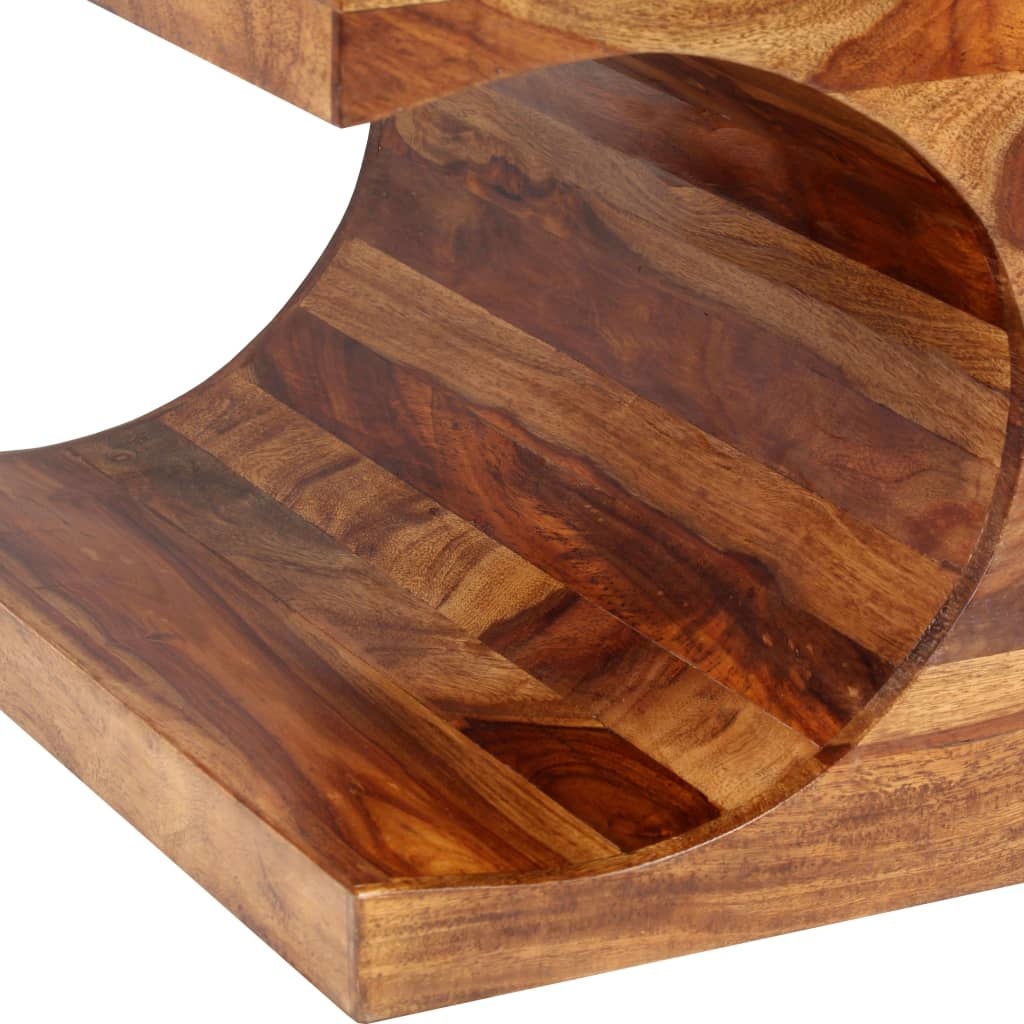 VidaXL Salontafel 90x50x35 cm massief sheeshamhout
