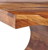 VidaXL Salontafel 90x50x35 cm massief sheeshamhout