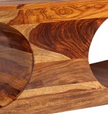 VidaXL Salontafel 90x50x35 cm massief sheeshamhout