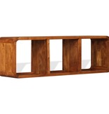 vidaXL Tv-meubel 120x30x40 cm massief hout met sheesham afwerking