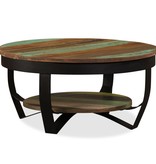 VidaXL Salontafel 65x32 cm massief gerecycled hout