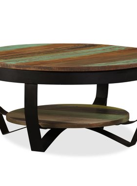VidaXL Salontafel 65x32 cm massief gerecycled hout