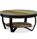 VidaXL Salontafel 65x32 cm massief gerecycled hout