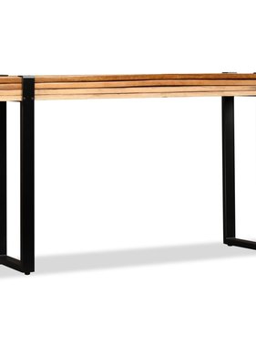 VidaXL Wandtafel verstelbaar massief gerecycled hout