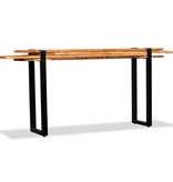 VidaXL Wandtafel verstelbaar massief gerecycled hout