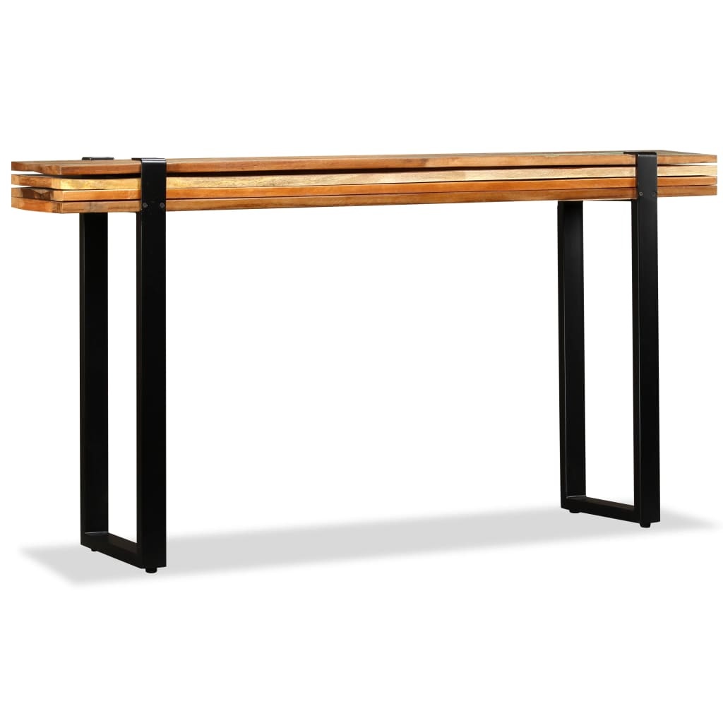 VidaXL Wandtafel verstelbaar massief gerecycled hout