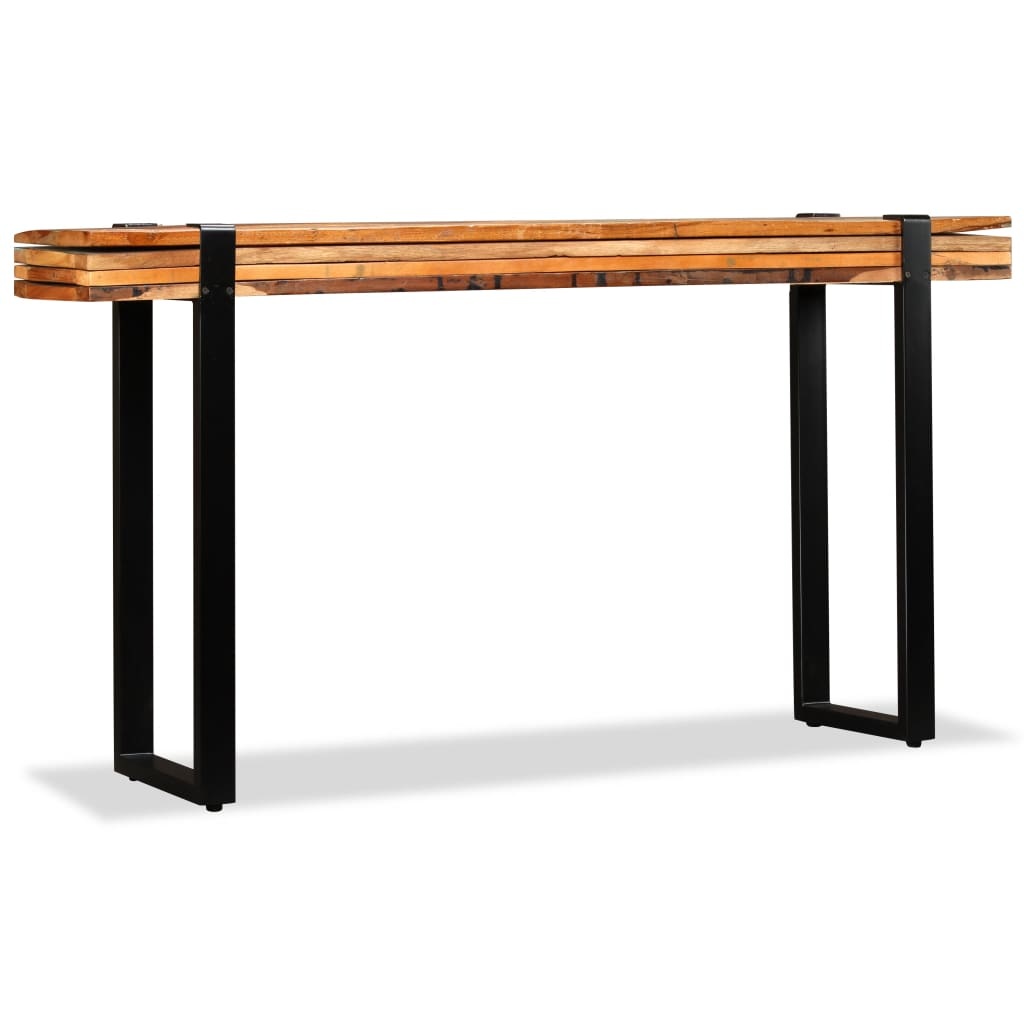 VidaXL Wandtafel verstelbaar massief gerecycled hout