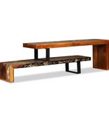 VidaXL Tv-meubel massief gerecycled hout
