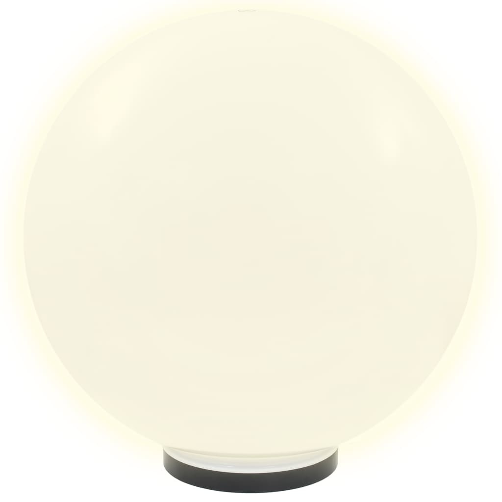 vidaXL LED-bollampen 2 st rond 50 cm PMMA