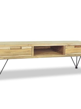 VidaXL Tv-meubel 120x35x35 cm massief teakhout