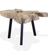 VidaXL Salontafel 80x70x38 cm echt teakhout