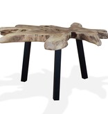 VidaXL Salontafel 80x70x38 cm echt teakhout
