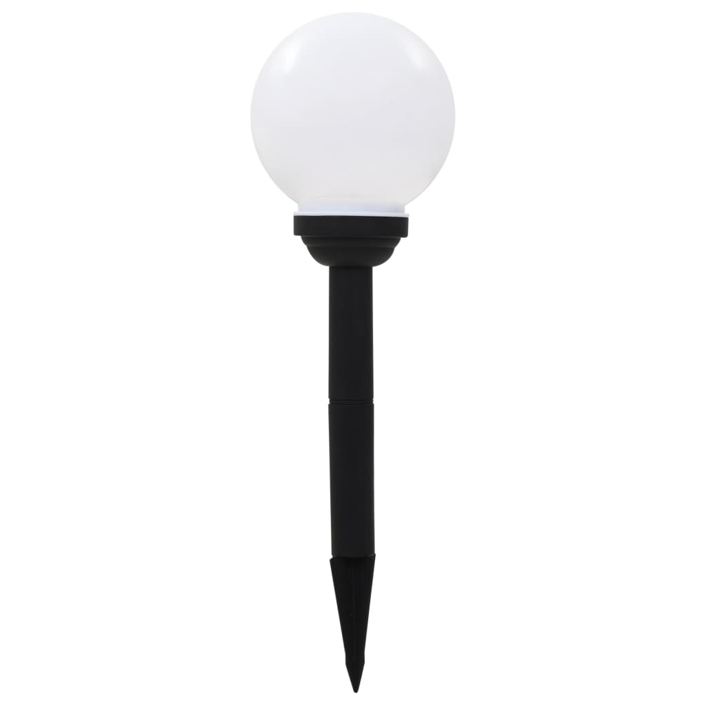 vidaXL Solarlampen 6 st LED rond 20 cm RGB