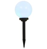 vidaXL Solarlampen 6 st LED rond 20 cm RGB