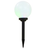 vidaXL Solarlampen 6 st LED rond 20 cm RGB