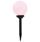 vidaXL Solarlampen 6 st LED rond 20 cm RGB